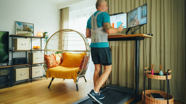 istock Colleagues working from home are talking on video call 2133422386