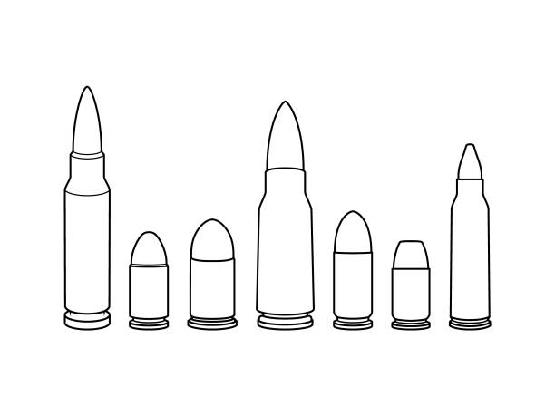 Standing Bullets Drawing 40+ Cartoon Of A Gun Pointed At Head Stock Illustrations, Royalty-Free ...