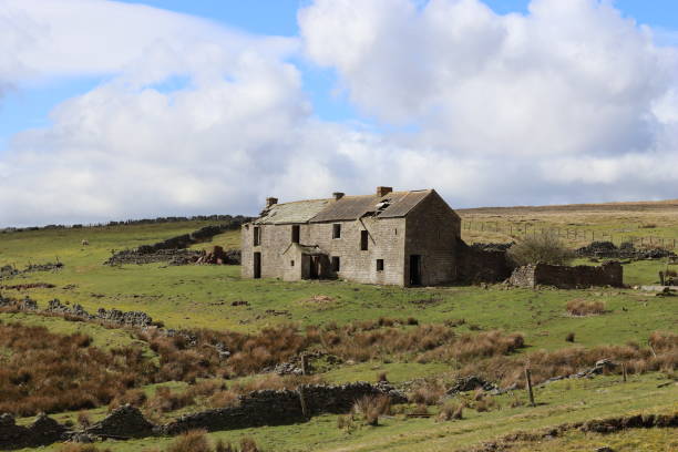 istock Abandoned farmhouse in remote countryside 2133461258
