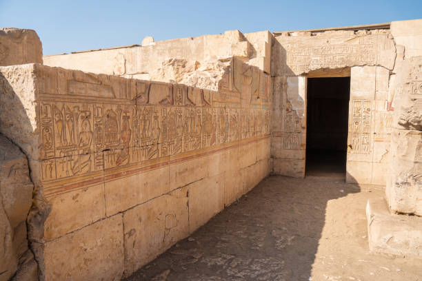 istock Abydos, Temple Ramses II, temples of ancient Egypt 2133633199