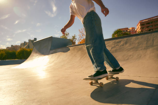 Free Stock Photo of Man Riding Skateboard Up Ramp | Download Free ...