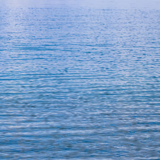 Blue sea in sunshine glow as surface background. Summer holidays and coastal nature concept