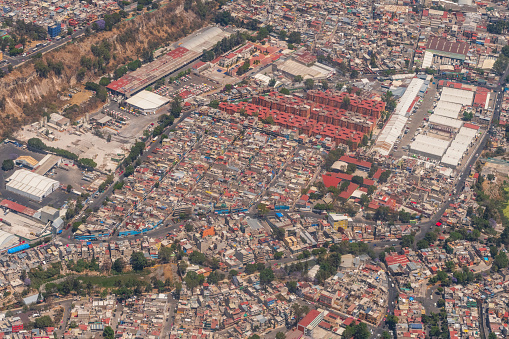 Fotografía aérea de la delegación Álvaro, Obregón de la Ciudad de México photo