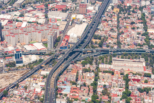 Fotografía aérea de la delegación Álvaro, Obregón de la Ciudad de México photo