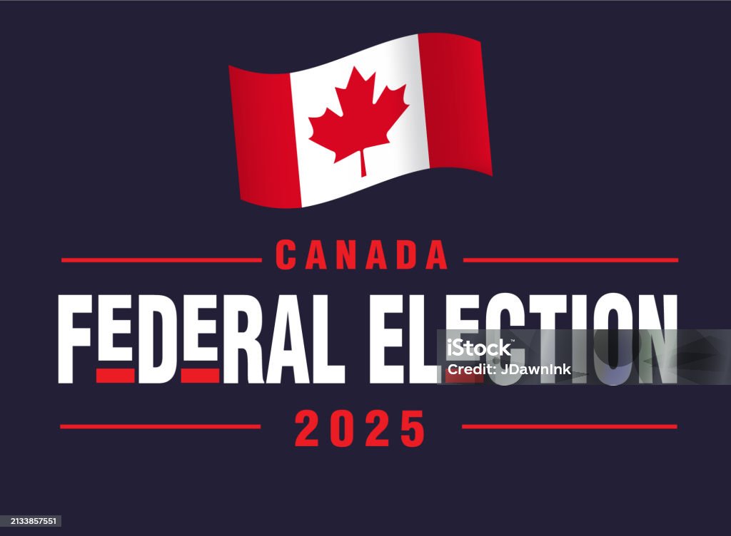 Canada Federal Election 2025 Web Banner Design Template With Canadian