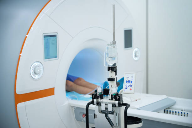 istock Clinic client undergoing contrast-enhanced magnetic resonance imaging procedure 2133871026