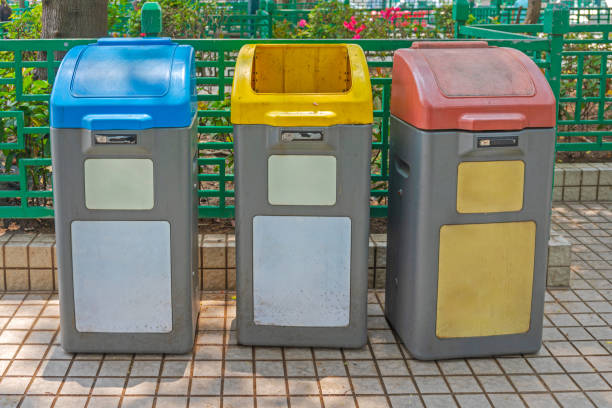 istock Recycling Bins Hong Kong 2133930336
