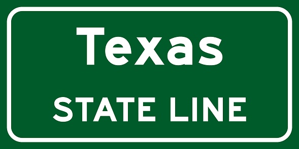 State Line Rd Texas State Line Road Sign Stock Illustration - Download Image Now ...