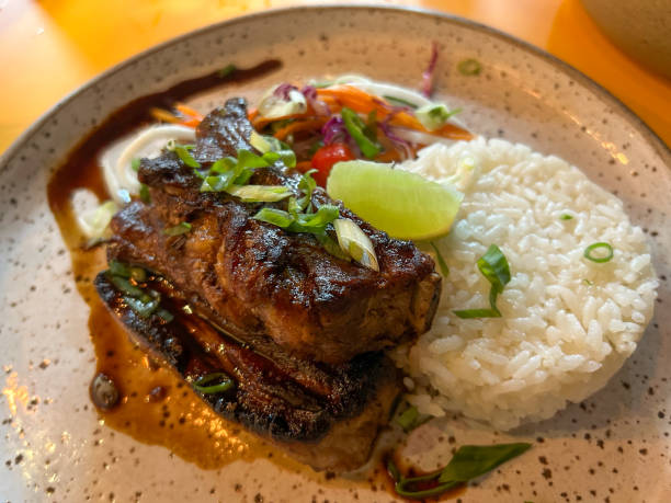 istock Vietnamese food with Jasmine rice and pork 2134193204