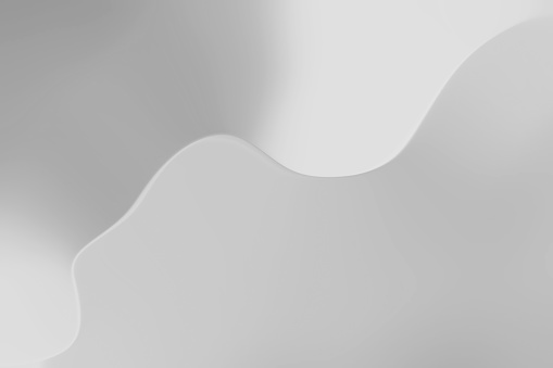 Abstract grey shiny on gradient curve line in dynamic textured background.