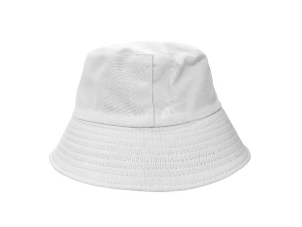 istock white bucket hat Isolated on a white background 2134221470