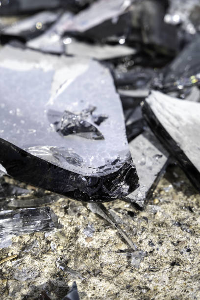istock Broken glass on the floor 2134447913