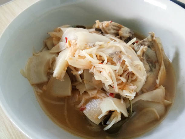 istock northern Thai style bamboo shoot soup 2134640052
