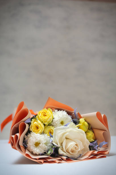istock Colorful Bouquet of Flowers on Table 2134642646