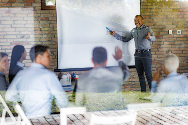 istock Yes colleague, tell me your ideas! 2134653641