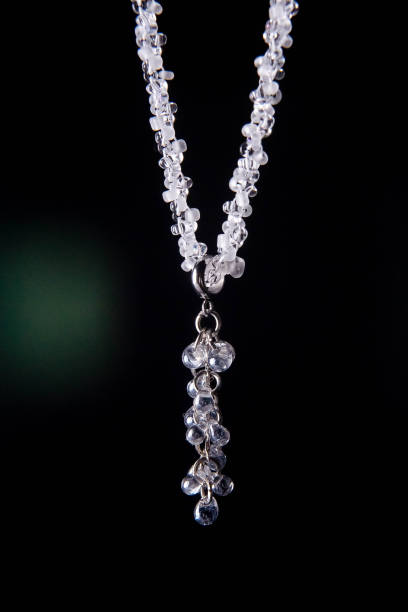 istock Pendant decoration with a pendant made of white small beads 2134736376