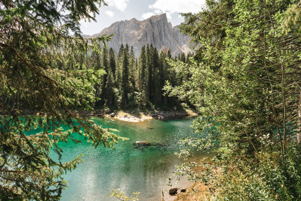 carezza lake in trentino