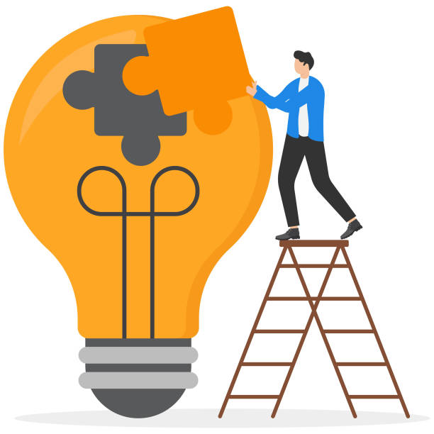 istock Vector creative illustration of business graphics, the company is engaged in the joint construction of column graphs, the rise of the career to success, flat color icons, business analysis. 2134771156