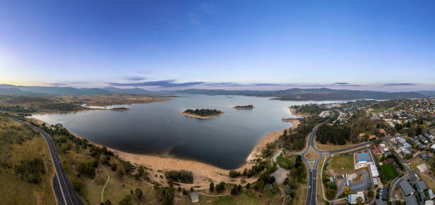 istock Lake Jindabyne panorama NSW 2134783347