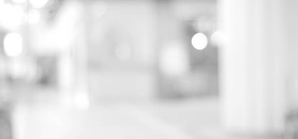 istock Blur black and white abstract bokeh festive light background, banner, backdrop, wallpaper 2134799045