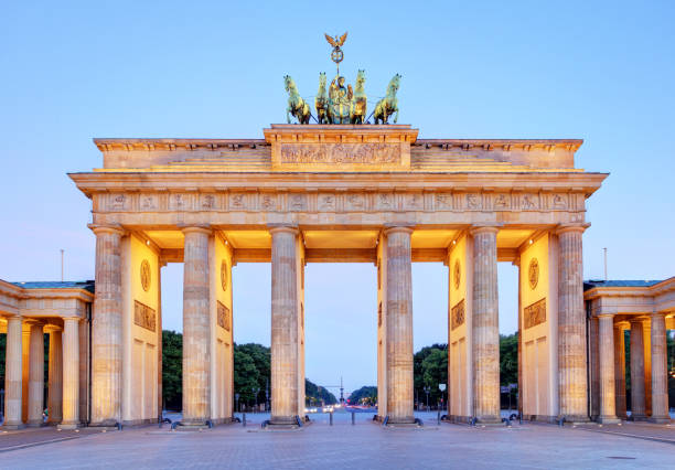 istock Berlin - Brandenburg Gate at night 2134823495