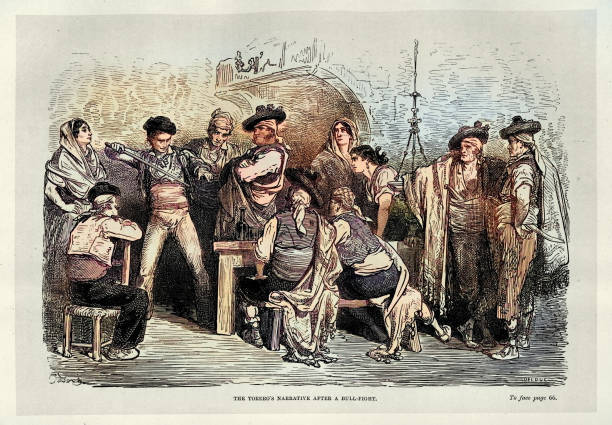 istock Torero's bullfighter narrative after a bull fight, Spanish 19th Century 2134886701