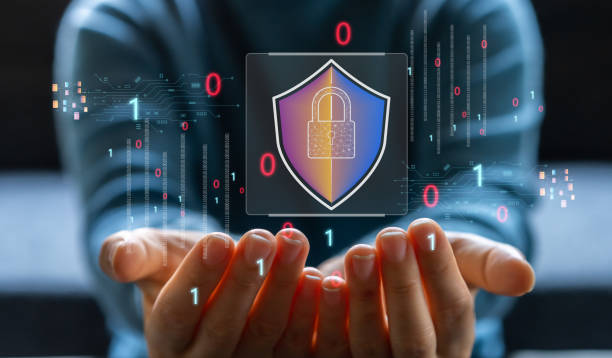 istock Cybersecurity and privacy concept to protect data, business people secure protecting personal data, virtual screen interfaces, smartphone, Lock and internet network security technology, cyber security 2134899377
