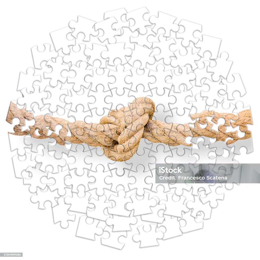 Knot Problem Untie The Knots Troubleshooting Problem Solving Concept Image Stock ...