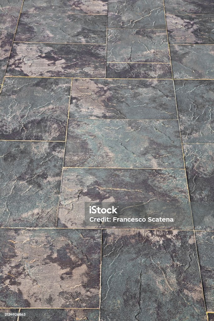Rectangular Paving Feature New Paving Made With Stone Blocks Of Rectangular Shape In A Pedestrian ...