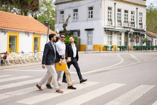 istock Business people at the crosswalk 2135078982