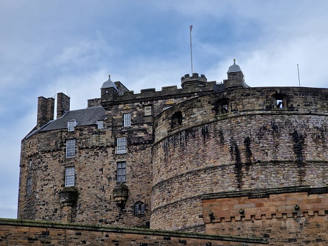 View of Edinburgh Castle in Scotland