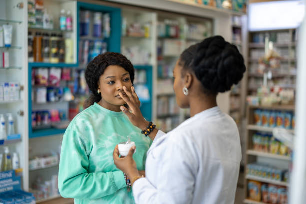 istock Pharmacist recommending product to a customer 2135161013