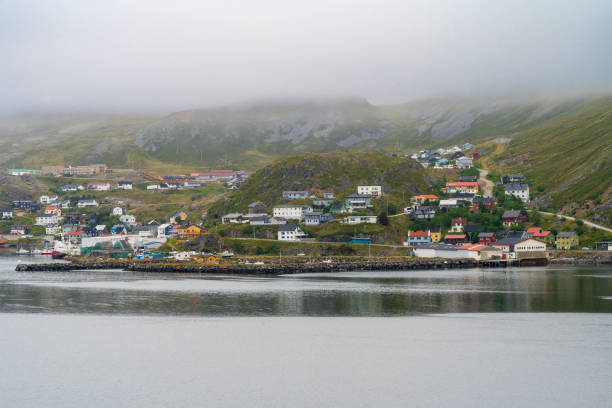 istock honningsvag in Nordkapp Municipality in Norway 2135173063