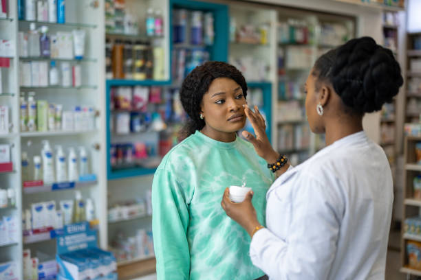 istock Pharmacist recommending product to a customer 2135192469