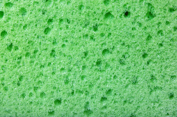 istock The texture of the green foam sponge 2135239818