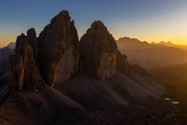 istock Three Peaks of Lavaredo peaks in Dolomites 2135273454
