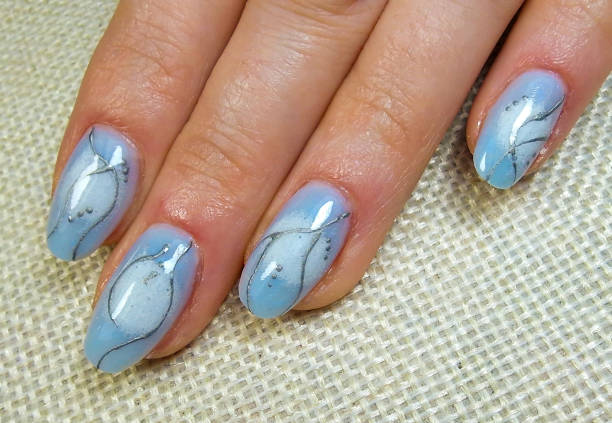 istock Close-up of a professional modern gel manicure 2135281431