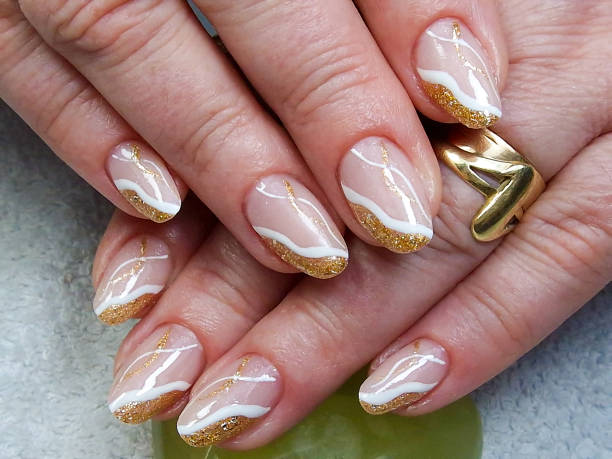 istock Close-up of a professional modern gel manicure 2135282924