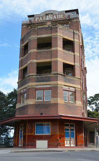 Sydney, Australia - July 28, 2014: Hotel Palisade, a heritage listed hotel and pub in the inner city Sydney suburb of Millers Point, New South Wales, Australia.