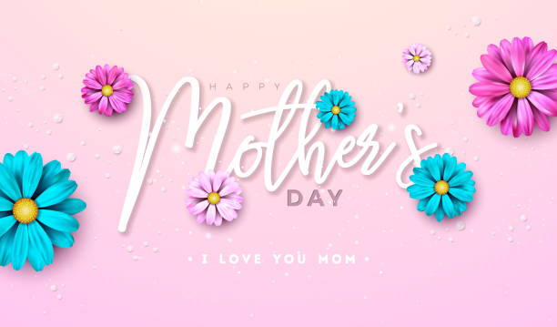 istock Mother Day Banner Illustration with Spring Flower and Typography Letter on Pink Background. Happy Mother's Day Vector Celebration Design for Postcard, Greeting Card, Flyer, Invitation, Brochure, Poster. 2135325526