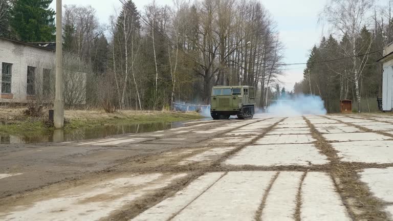 Mid-20th century soviet artillery tractor