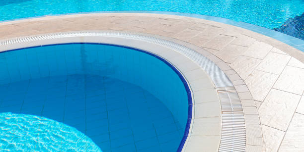 istock Details with blue water in the pool as a background 2135409030