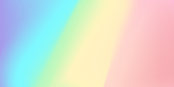 Abstract colorful rainbow background. Vector editable smooth banner template.