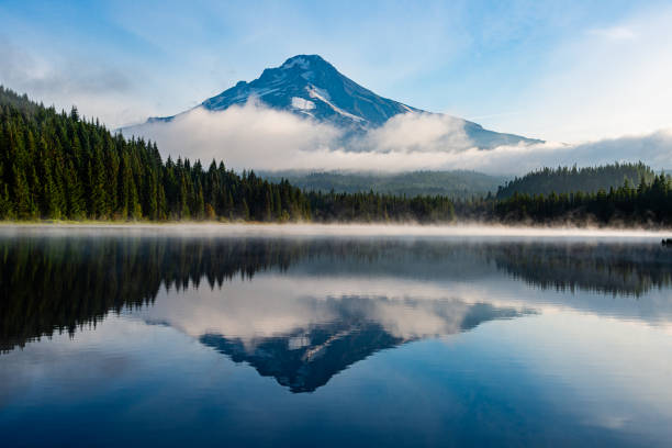 Mt Hood Reflected in Trillium Lake