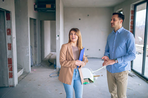 istock Two people in new house planning 2135506026