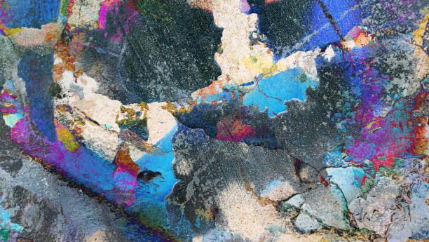 istock Grunge Old Weathered Cracked Cement Wall With Multicolored Paint Layers Partially Peeled Off High Resolution Stock Image 2135594020