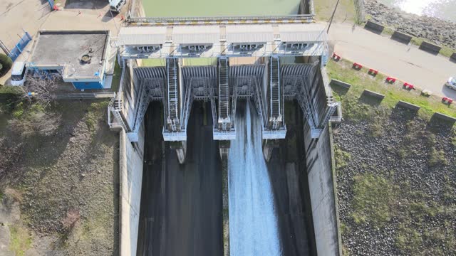 dam aerial view