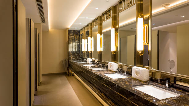 istock Toilets in luxury hotels 2135662513
