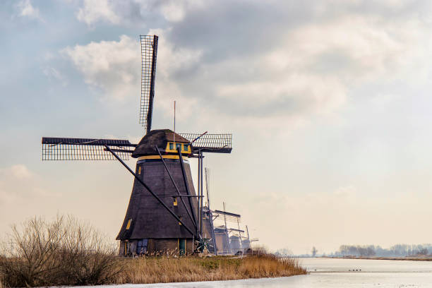 istock Dutch windmills Kinderdijk traditional and Dutch heritage 2135669965