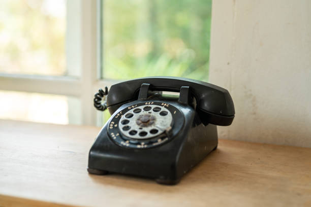 istock A dial rotary nostalgia telephone. 2135698275